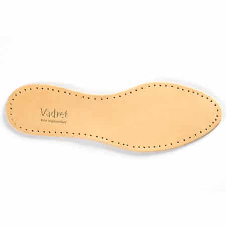 Leren inlegzool perfo