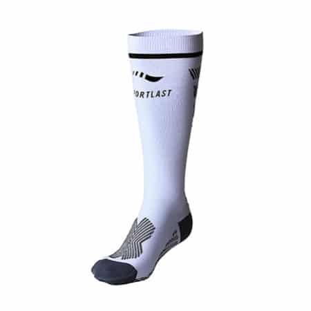 Sportlast compressiekousen - wit 01