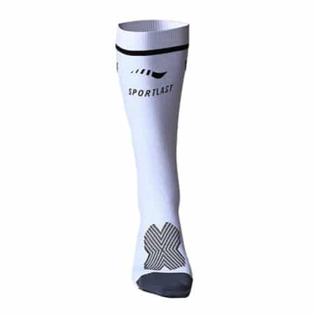 Sportlast compressiekousen - wit 02