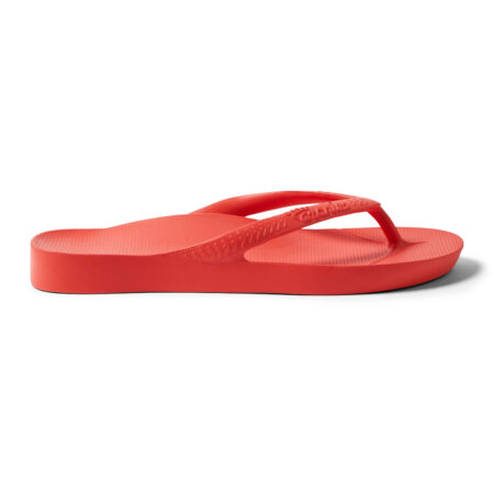Archies - Arch Support Flip Flops - Coral 02