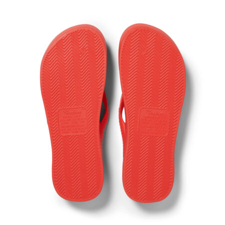 Archies - Arch Support Flip Flops - Coral 05