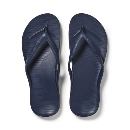 Archies - Arch Support Flip Flops - Navy 01