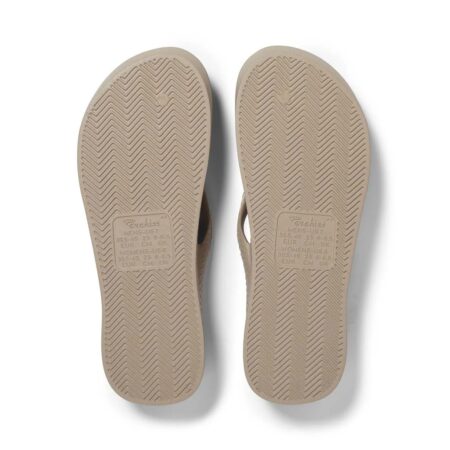 Archies - Arch Support Flip Flops - Taupe 05