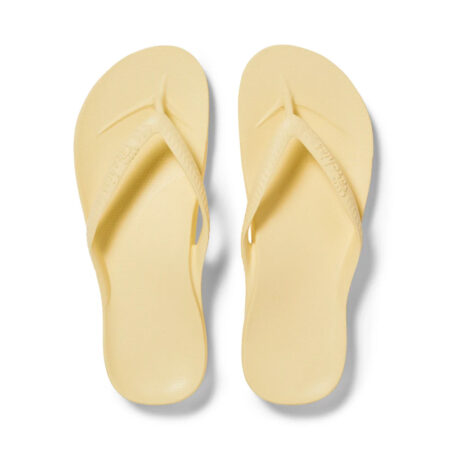 Archies - Arch Support Flip Flops - Lemon 01