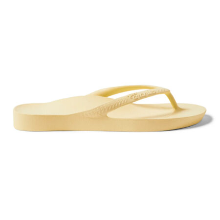 Archies - Arch Support Flip Flops - Lemon 02
