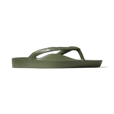 Archies - Arch Support Flip Flops - Olive 02