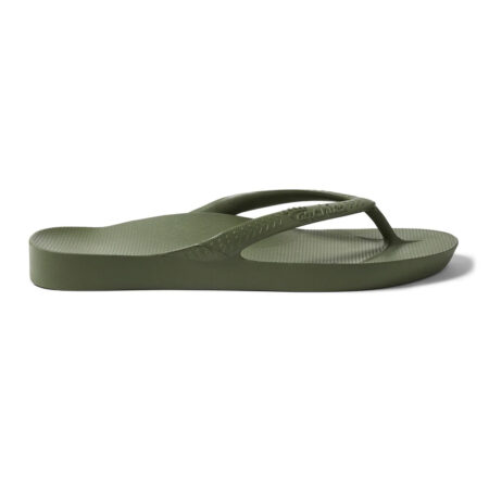 Archies - Arch Support Flip Flops - Olive 03