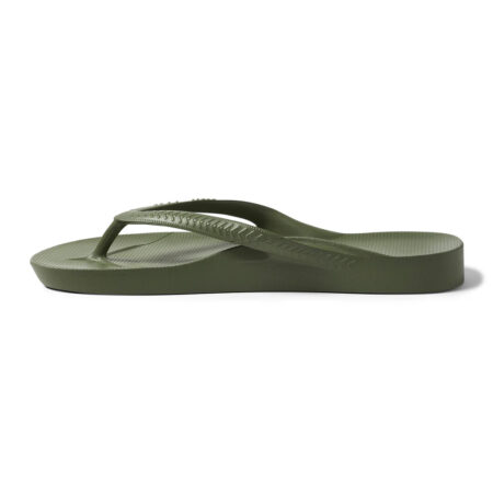 Archies - Arch Support Flip Flops - Olive 04