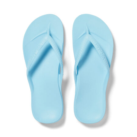 Archies - Arch Support Flip Flops - Sky Blue 01
