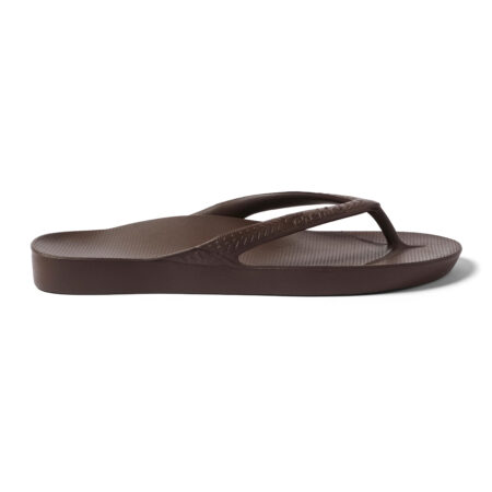 Archies Arch Support Flip Flops Brown 02