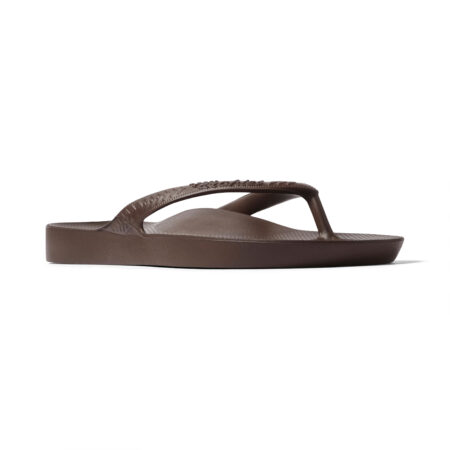 Archies Arch Support Flip Flops Brown 03