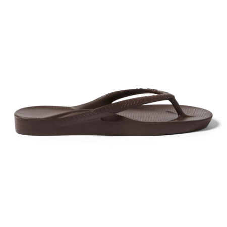 Archies Arch Support Flip Flops Brown 06