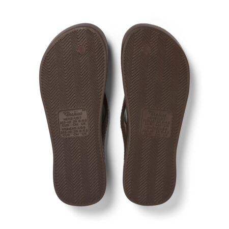 Archies Arch Support Flip Flops Brown 09