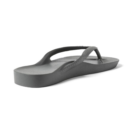 Archies Arch Support Flip Flops Charcoal 02