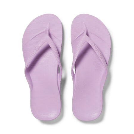 Archies Arch Support Flip Flops Lilac 01