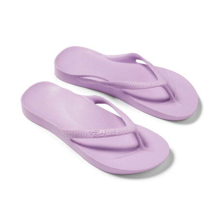 Archies Arch Support Flip Flops Lilac 06