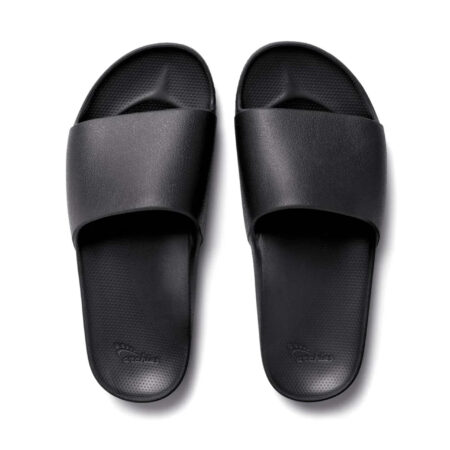 Archies Arch Support Slides Black 01