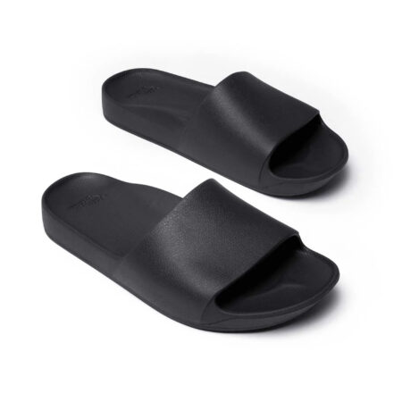 Archies Arch Support Slides Black 03