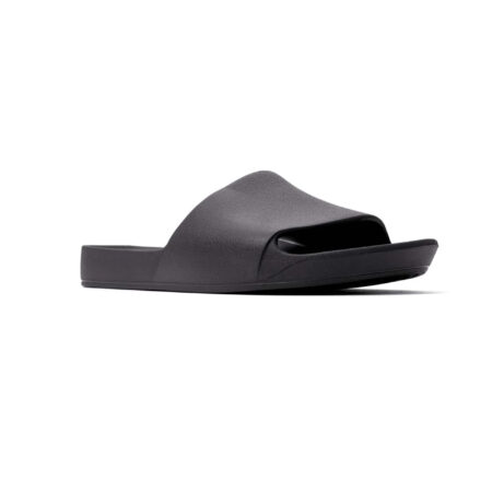 Archies Arch Support Slides Black 05