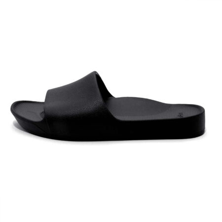 Archies Arch Support Slides Black 07