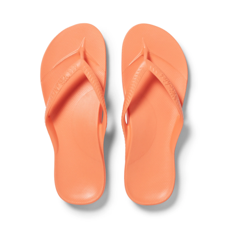 Archies Arch Support Flip Flops Peach 01