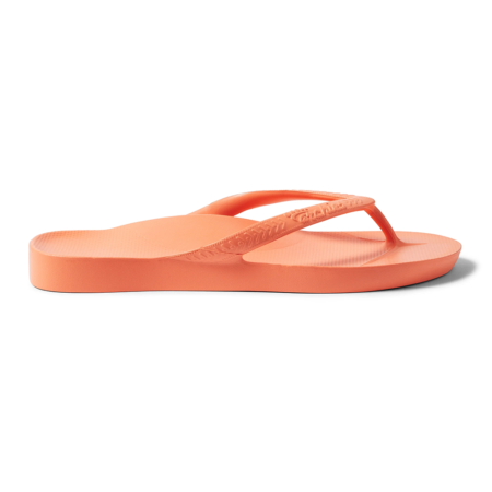 Archies Arch Support Flip Flops Peach 06