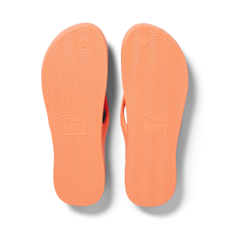 Archies Arch Support Flip Flops Peach 07