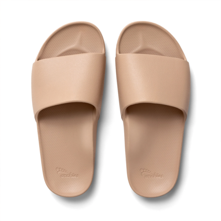 Archies Arch Support Slides Tan 01